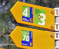 A singpost showing official routes