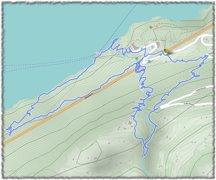 Giessbachfälle Hike Map