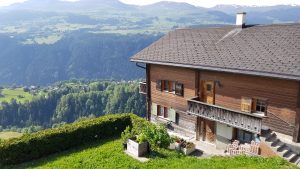 A house in the village of Andiast