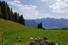 Looking back across the valley towards Falknis