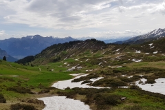 Looking across the valley towards the Pizol region