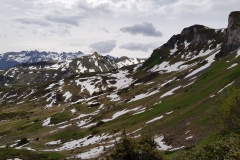 Looking across the valley towards the Pizol region