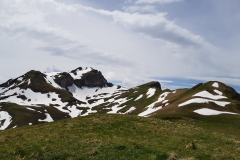 The view from the top of the ridge looking back towards Hochfinsler