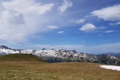The view from the top of the ridge looking towards Flumsberg