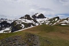 The view from the top of the ridge looking back towards Hochfinsler