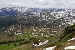 Looking down from Guscha to Alp Mädems