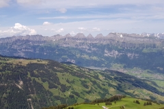Looking across the valley towards Alvier