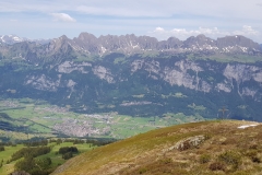 Looking across the valley towards Alvier