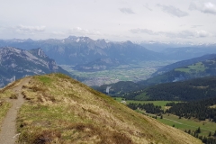 Looking across the valley towards Liechtenstein