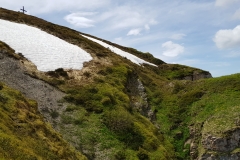 Looking back up the trail