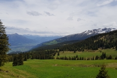 Looking across the valley towards  the Pizol region