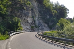 The road from Gruppenhaus Curtginet to Andiast