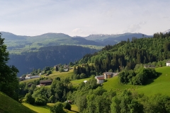 The view over the valley from the road to Andiast