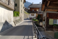 The narrow lanes of Andiast
