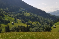 Looking down into the valley